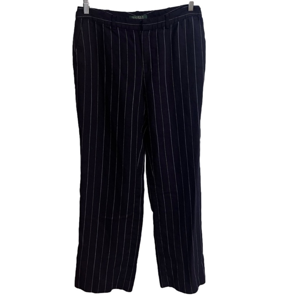 Lauren ralph lauren- Navy and white striped pants